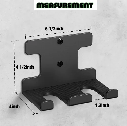 Miniatura 5 de Soporte de barra para barra de montaje en pared, soporte de almacenamiento para barra olímpica, para el hogar, comercial, garaje y gimnasio Soporte