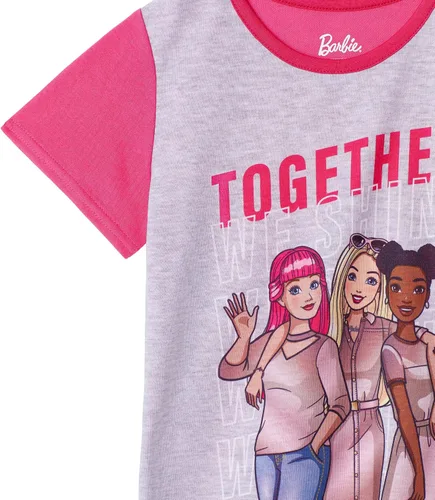 Miniatura 2 de Barbie Conjunto de ropa de dormir para niñas y pantalones de pijama para niñas de 4 piezas