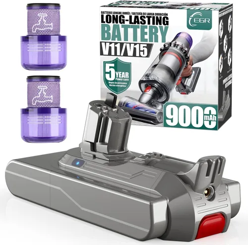 Miniatura 14 de EGR Repuesto de batería premium de 6200 mAh V6 compatible con Dyson V6 Animal V6 Absolute V6 Motorhead V6 Fluffy SV03 SV04 SV05 SV06 SV07 SV09 DC58