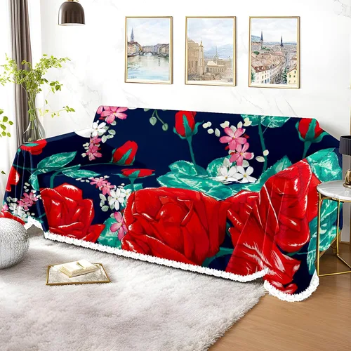 Miniatura 3 de Hermosa funda de sofá floral impresa fundas de sofá fundas de sofá fundas de sofá cubierta resistente a las manchas universal protector de muebles