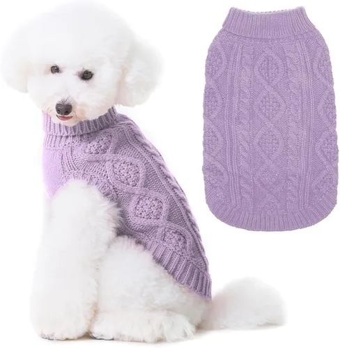 Miniatura 23 de BINGPET Suéter de Punto Térmico para Perros Pequeños, Medianos y Grandes, Abrigo de Invierno para Perros y Gatos, Conjuntos de Sudaderas Cálidas