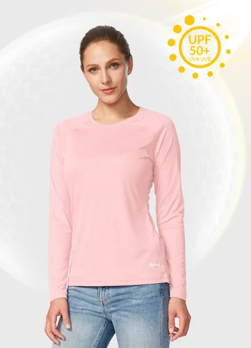 Miniatura 2 de BALEAF camisa de manga larga para mujer, con protección solar FPU 50+, de secado rápido, para practicar senderismo o pescar