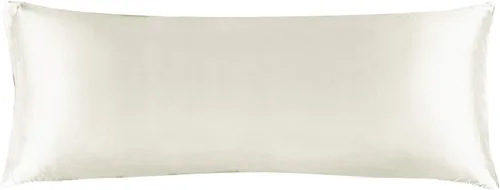 Miniatura 139 de Bedelite Funda de almohada de satén para el cuerpo, súper suave y refrescante, para el cabello y la piel, transpirable, sedosa y larga, 20 x 54 Rosa