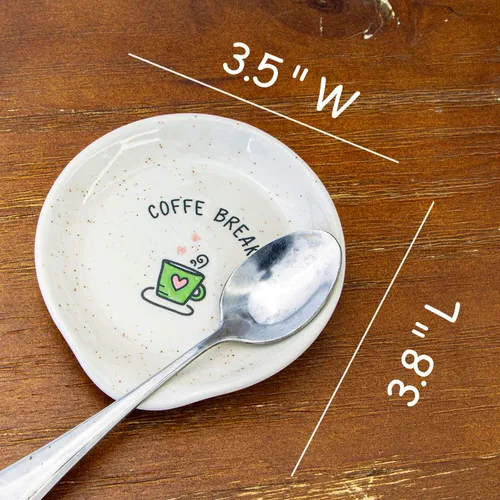 Miniatura 3 de VILIGHT - Plato con área de cuchara para barra de café