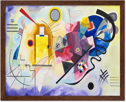 Miniatura 36 de Poster Master Póster vintage Wassily Kadinsky – Impresión retro delicada de tensión – Arte de formas geométricas – Arte abstracto – Arte moderno