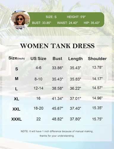 Miniatura 5 de Tanst Vestido sin mangas para mujer, estampado damasco, para verano, con bolsillos (S-3XL)