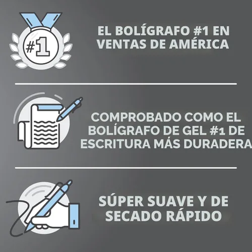 Miniatura 4 de Pilot G2 - Bolígrafos de gel de alta calidad de 0.7, punta fina para escritura suave, color negro, paquete de 12