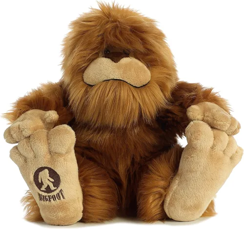Miniatura 4 de Aurora® Fantasía Misteriosa Animal de Peluche Pie Grande - Compañero Mítico - Aventuras Imaginativas - Marrón 10 Pulgadas