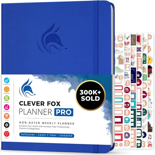 Miniatura 17 de Clever Fox Planner PRO – Planificador de vida semanal y mensual para aumentar la productividad, el manejo del tiempo y alcanzar tus objetivos, 8.5 x