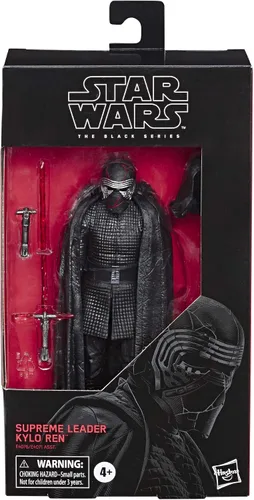 Star Wars The Black Series Supreme Leader Kylo Ren - Figura de juguete coleccionable a escala 6 pulgadas. El ascenso de Skywalker, figuras