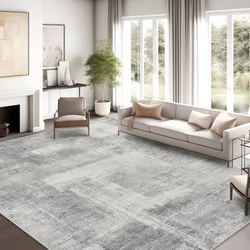 Miniatura 41 de zesthome Alfombras de 5 x 7 pulgadas - Alfombra lavable resistente a las manchas, alfombras modernas abstractas para sala de estar, dormitorio