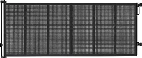 Miniatura 32 de Reinforced 120" Extra Wide Retractable Baby Gates for Stairs, Mesh Saftey Gate for Pets, 10 Foot Retractable Dog Gate, No Drilling, One-Hand