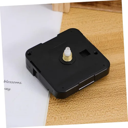 Miniatura 5 de Mecanismo de movimiento de reloj de cuarzo, mecanismo de reloj de pared, funciona con pilas, piezas de reparación de bricolaje, color negro, 5.5 x