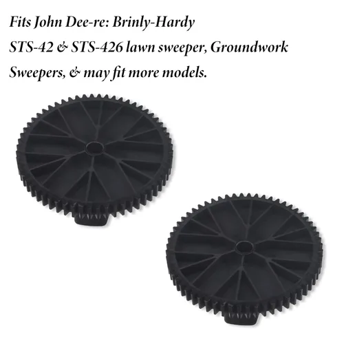 Miniatura 4 de KitchenKipper R-2280 - Barredora de césped de 42 pulgadas, engranajes de 60 dientes compatibles con la barredora de césped John D-eere/Brinly-Hardy
