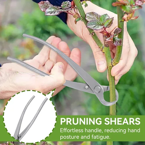Miniatura 4 de Bonsái Tools - Cortador cóncavo de 7.087 in BonsaiCutters Cortador de ramas Bonsái Tijera de árbol podadora BonsaiTrimmer Herramientas de jardinería