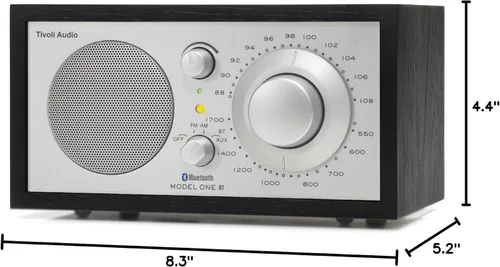 Miniatura 4 de Tivoli Audio Modelo uno radio Bluetooth AM/FM (Negro ceniza/Plata)