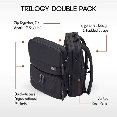 Miniatura 2 de Paquete especial! Paquete doble Trilogy + bolsa de lona plegable 5 en 1 Penta. Ahorra $29! Obtén 5 bolsas modulares mezcla y combina como quieras.