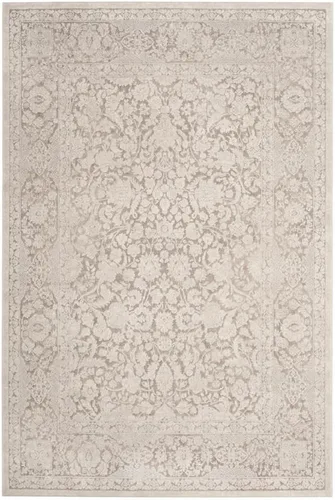 Miniatura 32 de SAFAVIEH Alfombra 8x10 - Colección Reflection - Grande - Gris Claro y Crema, Sin Desprendimiento y Fácil Limpieza, Ideal para Sala de Estar, Gris
