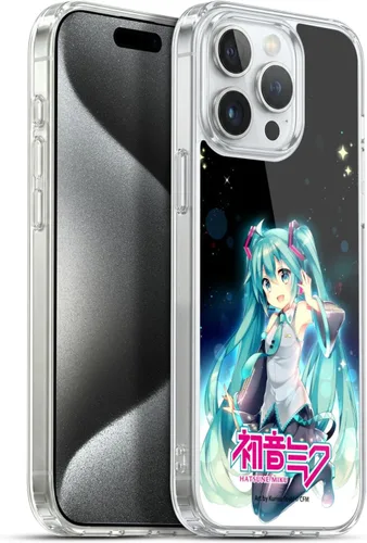 Miniatura 140 de Head Case Designs Licencia Oficial Hatsune Miku Gráficos Lindos Carcasa de Gel [Protección de Grado Militar] Compatible con Apple iPhone 7