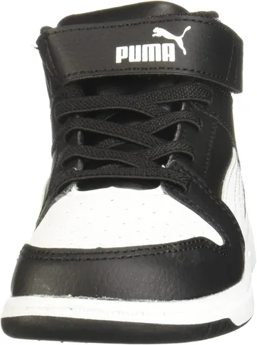 Miniatura 2 de PUMA Tenis de velcro para niños, NegroBlancoRojo