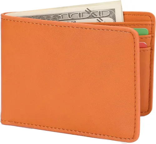 Miniatura 2 de Cartera de bolsillo frontal para hombre, con bloqueo RFID, S