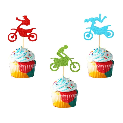 Miniatura 10 de 1 adorno para pastel de cumpleaños, decoración de pastel de fiesta de cumpleaños, decoración de pastel con temática deportiva Bicicleta
