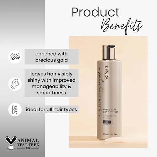 Miniatura 2 de Kenra Platinum Luxe Shine Conditioner High Shine Smoothing Conditioner for Frizzy Hair For Dull Hair Sulfate Free Color Safe