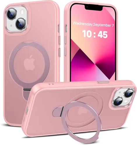 Miniatura 45 de LeYi para iPhone-13 Funda/iPhone-14 Fundas: con soporte para MagSafe i Phone 13Funda con anillo magnético iPhone14 iPhone13 Cubierta Funda para Negro
