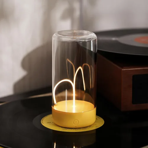 AUGE LIGHT Mini lámpara de mesa minimalista, lámpara de mesa recargable, lámpara de mesa portátil, lámparas de escritorio para oficina en casa, luz