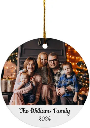 Miniatura 9 de FLOCHIL Adorno personalizado para la primera Navidad del bebé con nombre de foto, adorno personalizado para la primera Navidad, regalos para bebés
