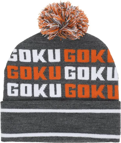 Miniatura 4 de Dragon Ball Z Goku - Juego de gorro y guantes juveniles, Gris