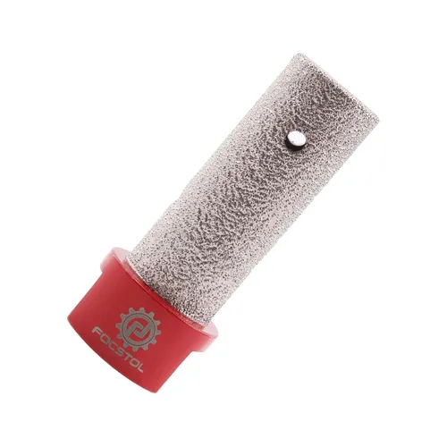 FOCSTOL Broca de diamante para fresar dedos, broca de núcleo de 4/5 pulgadas (0.787 in) para agrandar molienda y bisel redondo agujeros existentes