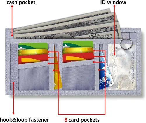 Miniatura 5 de TATAANTY Billetera para niños, adolescentes y niñas de 6 a 16 años, billetera para niños pequeños con bolsillo con cremallera para monedas