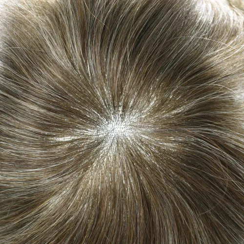 Miniatura 5 de Mens Toupee nudos blanqueados francés encaje tupé para hombres 100% europeo Remy sistema de reemplazo de cabello humano para hombres pieza de pelo