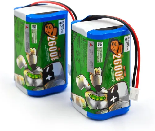 Paquete de 2 baterías de iones de litio de 14.8 V 2600 mAh de repuesto para Shark Ion R75 RV761 RV850C RV1000S UR1000SR RV101AE AV752 AV911S AV970