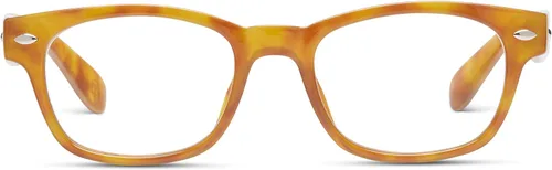 Clark - Gafas de lectura con bloqueo de luz azul Color Honey Tortoise