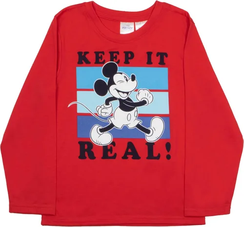 Miniatura 3 de Disney Mickey Mouse - Conjunto de 3 piezas para niños, camiseta de manga corta, camiseta de manga larga y pantalones deportivos, paquete de 3