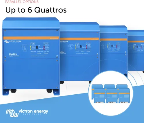 Miniatura 5 de Victron Energy Quattro - Inversor de onda sinusoidal pura de 5000 VA de 24 voltios y cargador de batería de 120 amperios