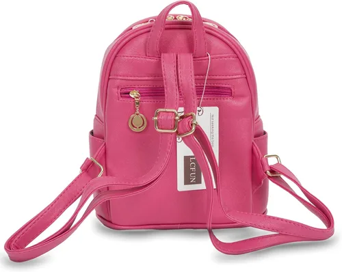 Miniatura 6 de Mochila pequeña para niñas y mujeres, de cuero, a la moda, para el día a día
