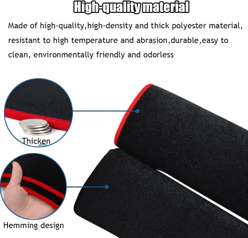 Miniatura 5 de Accesorios Interiores Personalizados para Honda 10th Civic 2016 2017 2018 2019 2020 2021 Cubierta de Tablero Alfombrilla Cubiertas de Tablero Reduce