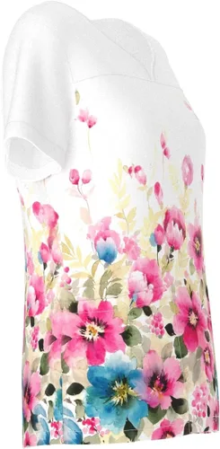 Miniatura 3 de Impresión digital Stretch Scrubs Top - Pandamed Notch Neck Mujeres Stretch Top PPS102