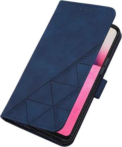 Miniatura 5 de LEMAXELERS Funda tipo cartera para Galaxy A23 5G, Samsung A23 5G con tapa magnética de piel sintética con tarjetero, funda protectora a prueba