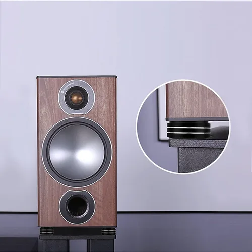 Miniatura 3 de Tertullus 4 pies de aislamiento de altavoz de alta fidelidad de 1.575 x 0.787 in de aluminio para tocadiscos, subwoofers, amplificador, dispositivos