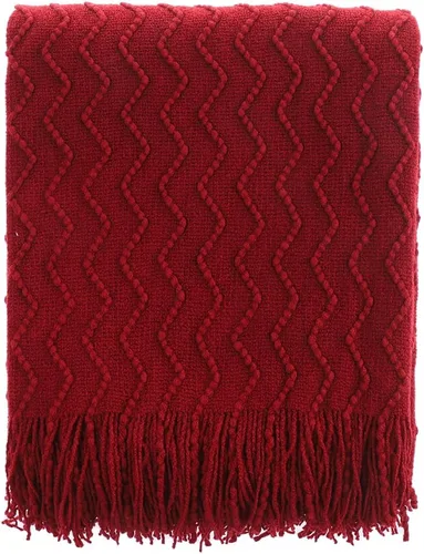 Miniatura 12 de BATTILO HOME Manta amarilla para sofá, manta dorada suave con textura, manta decorativa de punto mostaza para sofá, cama y sala de estar, 50 x 60