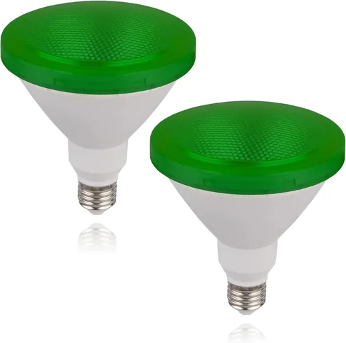 Miniatura 8 de Paquete de 2 bombillas LED Par38, 15 W (equivalente a 100 vatios), luces LED de base E26, decoración de fiestas, porche, iluminación del hogar, Azul