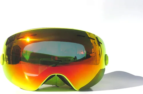 CRG Sports Gafas de esquí 100% protección UV, sin marco, gafas de snowboard para hombres, mujeres y adultos
