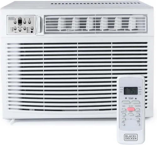 Miniatura 9 de BLACK+DECKER Aire acondicionado de ventana de 8000 unidades térmicas británicas (BTU), unidad de aire acondicionado de ventana enfría hasta 350 pies