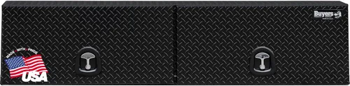 Miniatura 15 de Buyers Products 1721363 Topsider - Caja de herramientas para camión, 18 x 16 x 72 pulgadas, aluminio con banda de rodadura de diamante negro