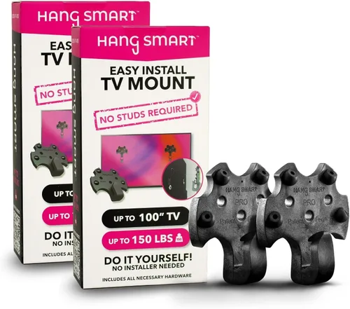 Miniatura 9 de HangSmart TV® - Soporte de pared sin montante, original y patentado, fácil instalación, bricolaje para televisores de 19 a 100 pulgadas, soporta