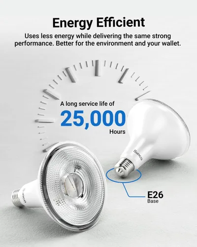 Miniatura 7 de Sunco Foco LED para Exteriores, Bombilla PAR38 Impermeable del Atardecer al Amanecer, 1250 LM, Equivalente a 120W 15W, Exterior, Clasificado